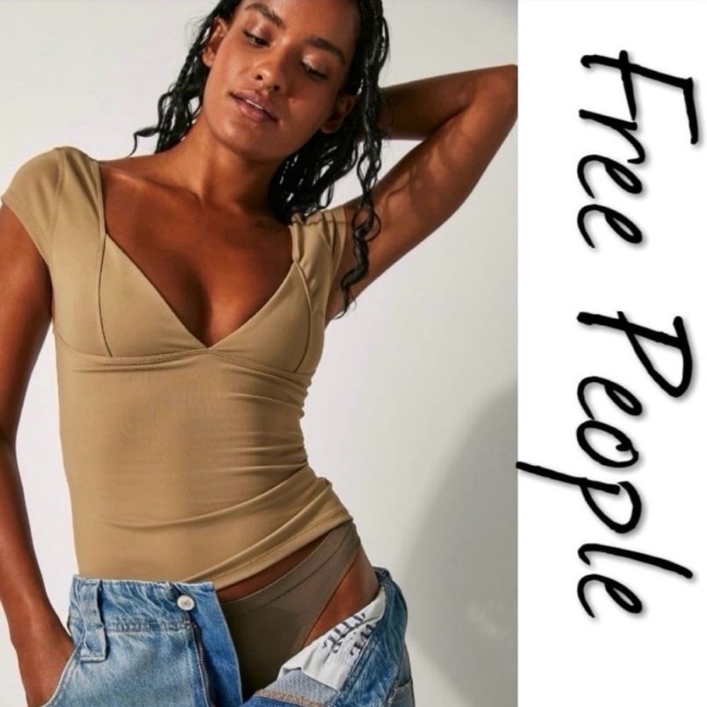 Free People Duo Corset Cami NWT L